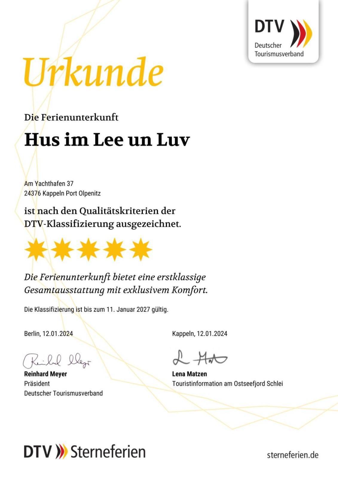 Hus Im Lee Un Luv Βίλα Olpenitz Εξωτερικό φωτογραφία